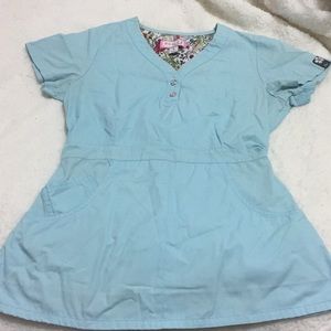 Koi scrub top